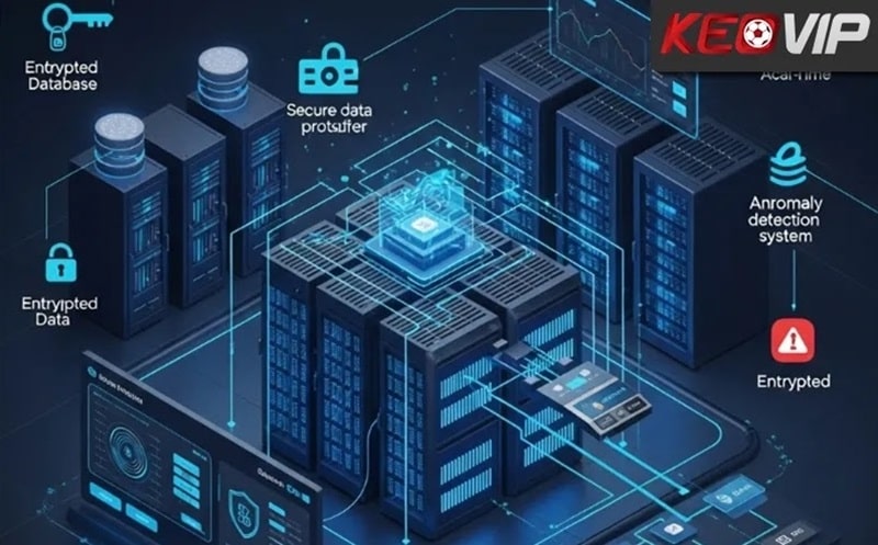 Điều khoản về lưu trữ dữ liệu trong chính sách bảo mật tại Keovip.io