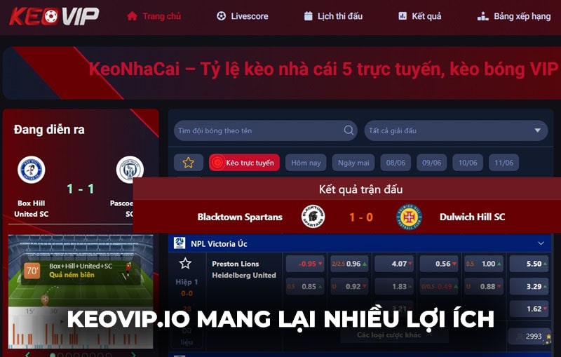 KeoVip mang lại nhiều lợi ích cho người dùng